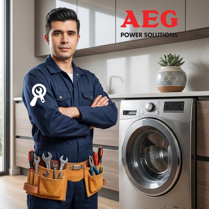 ارورهای ماشین لباسشویی آاگ AEG تعمیر ماشین لباسشویی تهران