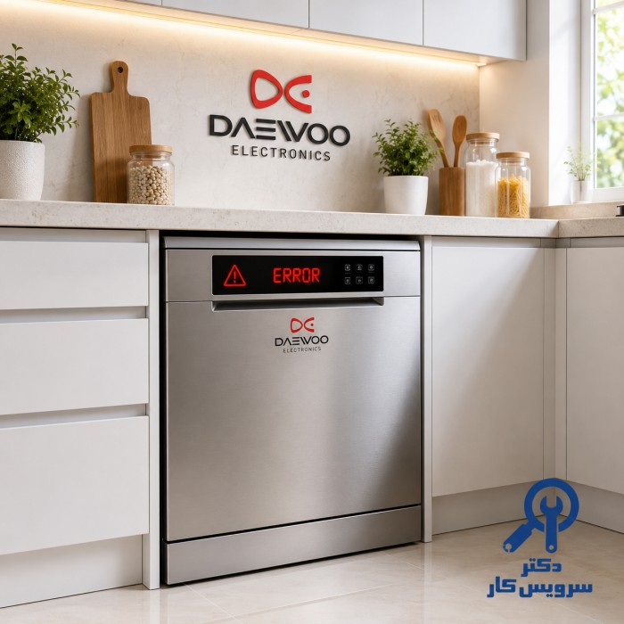 ارورهای ماشین ظرفشویی دوو DAEWOO تعمیر ماشین ظرفشویی دوو تهران